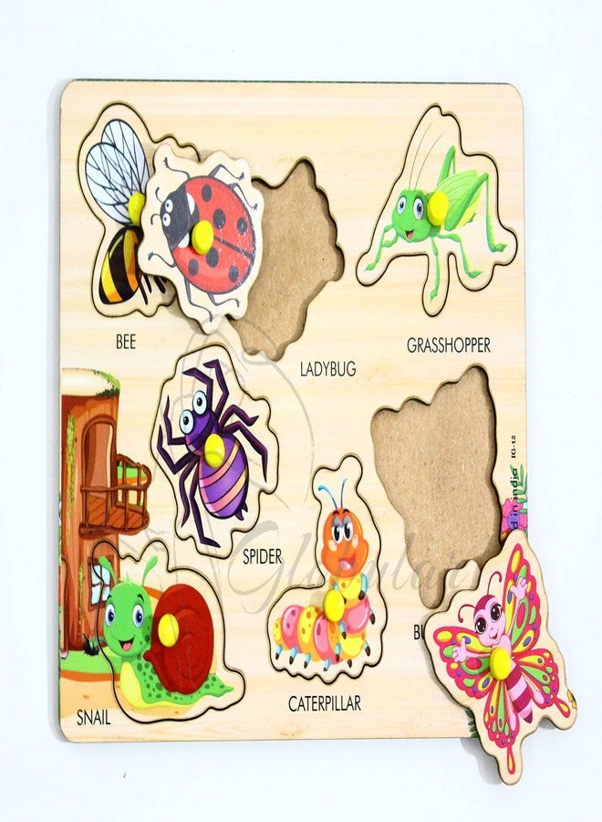 Globular Learning Butterfly Wooden Slat Non Toxic Eco-Friendly 3+ Year Learn Fun Toy - Image 2